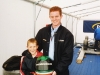 Neil with his 'biggest little fan' Christian 30th May 1999