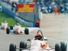 Packed stands at Donnington Park - April 1999
